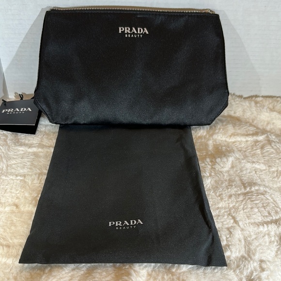 Prada Handbags - NWT Prada, beauty  makeup pochette/Prada pouch
